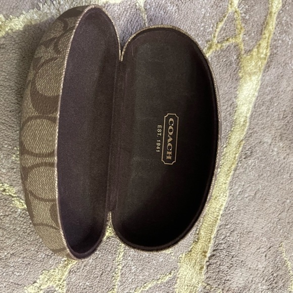 Accessories - Coach Est.1941 Sunglasses Case Clam Shell Hard Case Eye Glasses Khaki Color